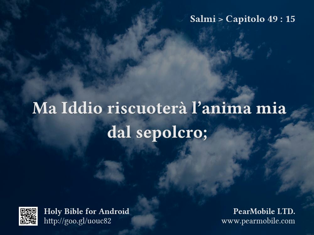 Salmi, Capitolo 49:15
